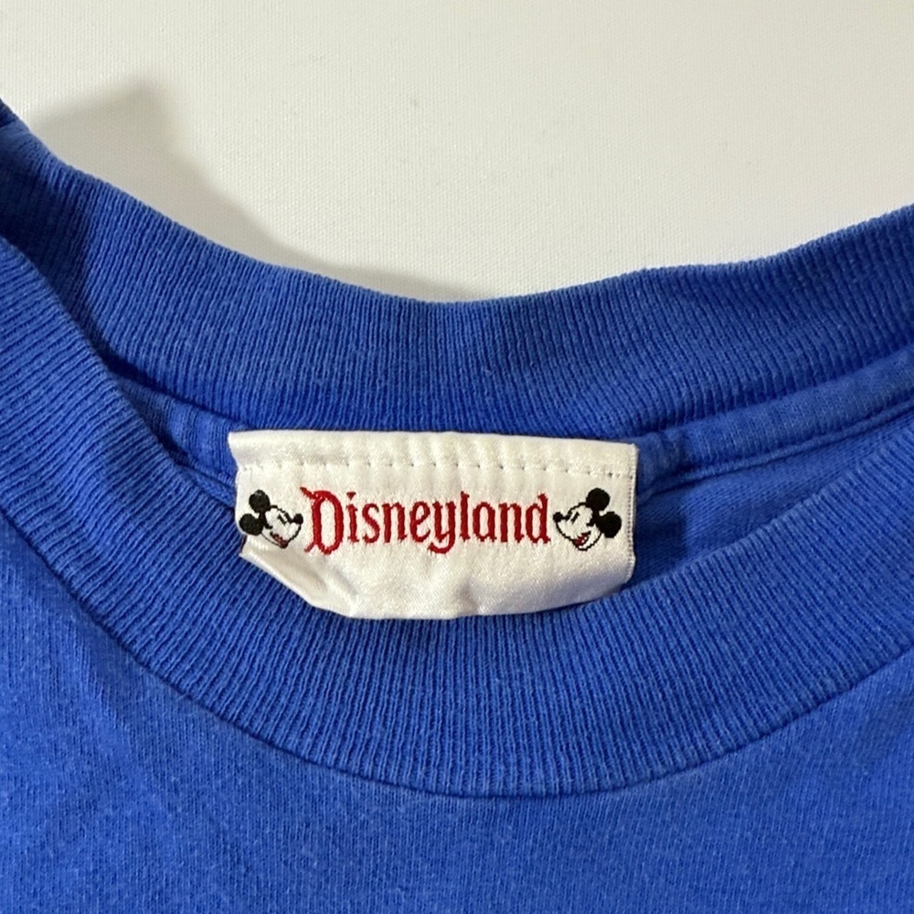 Vintage Disney 45th Anniversary Royal Blue Kids T-Shirt with Castle Design - Picture 3 of 8